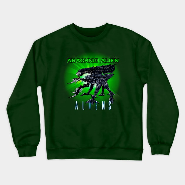 ARACHNID ALIEN Kenner Crewneck Sweatshirt by Ale_jediknigth